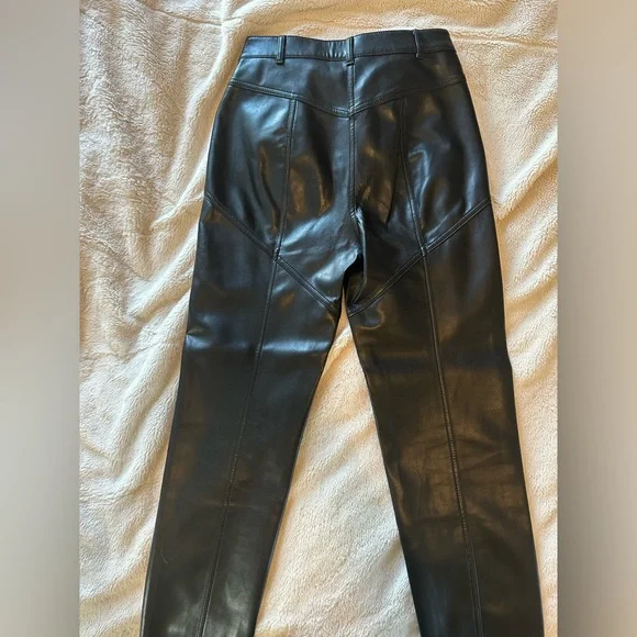 Aritzia Wilfred rebel vegan leather pants - Picture 2 of 4